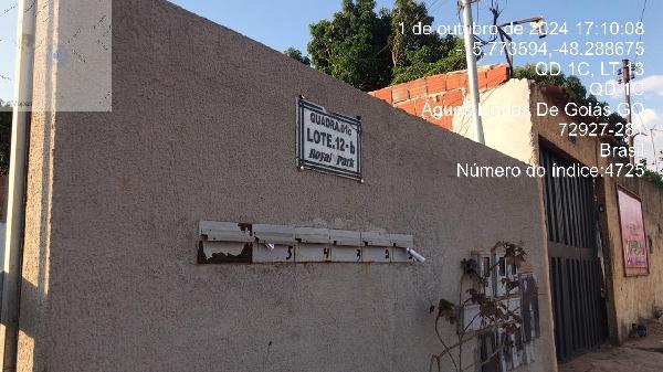 Casa - Venda, ROYAL PARQUE, AGUAS LINDAS DE GOIAS, GO