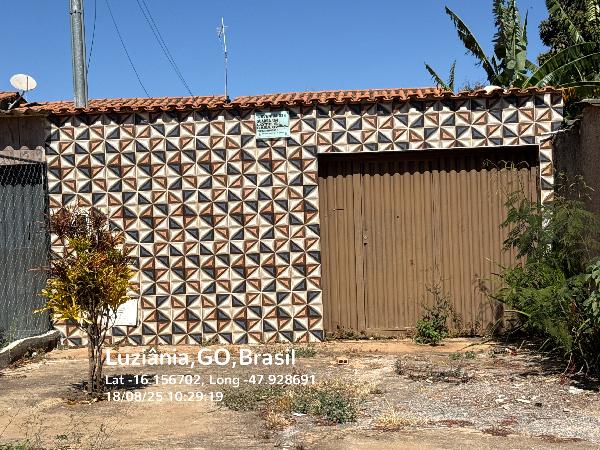Casa - Venda, PARQUE INDUSTRIAL MINGONE, LUZIANIA, GO