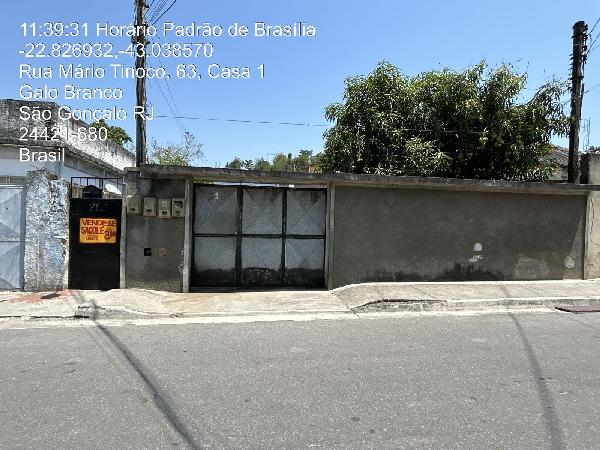 Casa - Venda, GALO BRANCO, SAO GONCALO, RJ