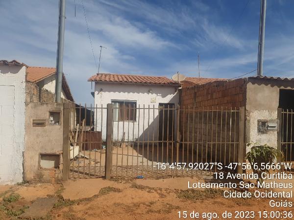 Casa - Venda, MANSOES DE RECREIO S, CIDADE OCIDENTAL, GO