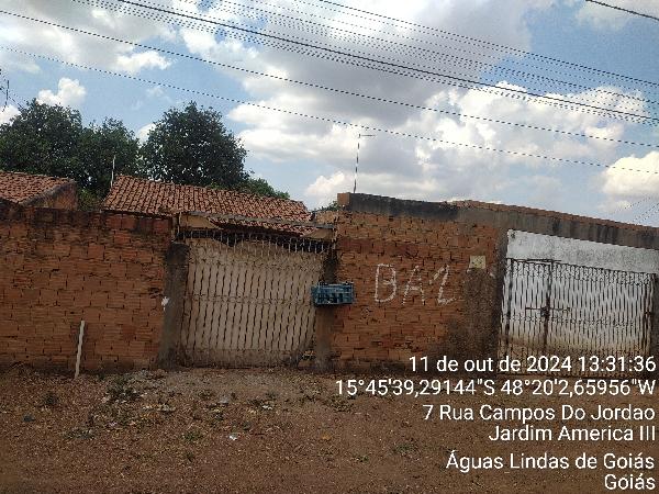 Casa - Venda, PARQUE DAS AGUAS BONITAS I, AGUAS LINDAS DE GOIAS, GO