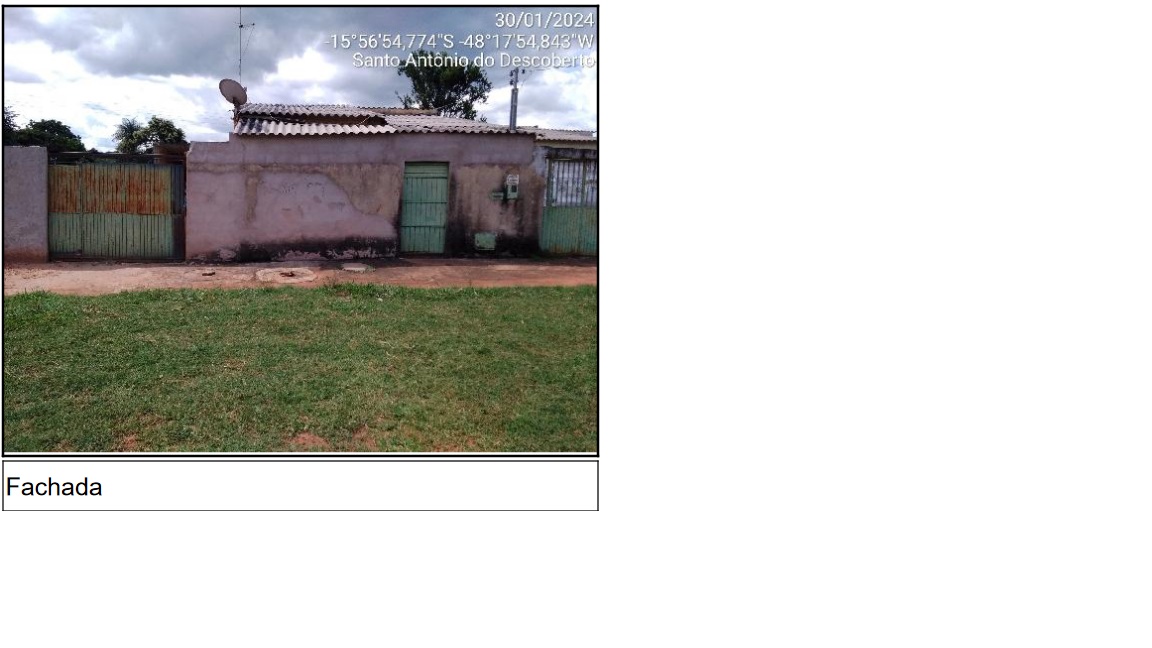 Casa - Venda, SANTO ANTONIO DO DESCOBERTO, GO