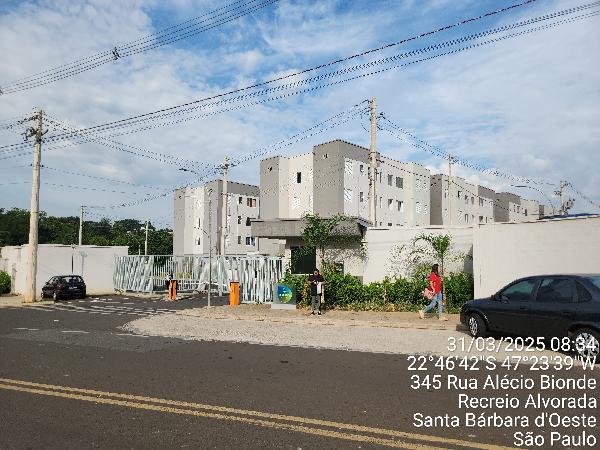 Apartamento - Venda, RECREIO ALVORADA, SANTA BARBARA D'OESTE, SP